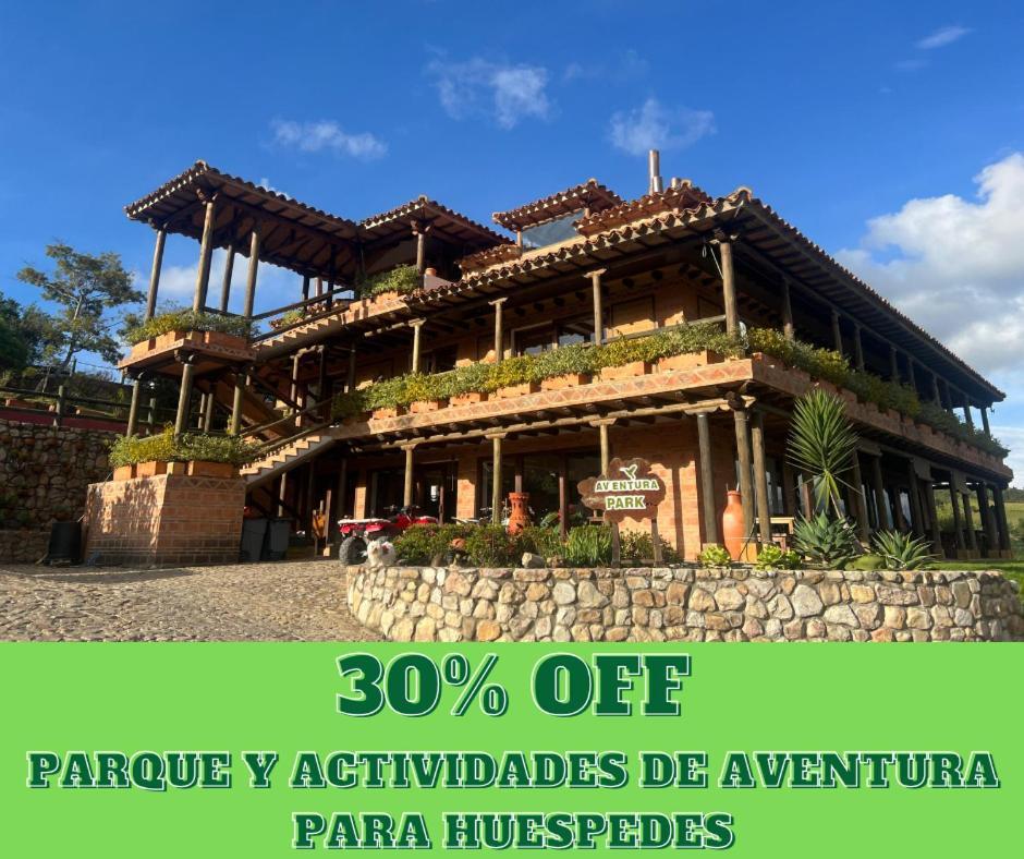 Hotel, Bungalows, Chalet Y Cabanas Aventura Park Villa De Leyva La Periquera 外观 照片